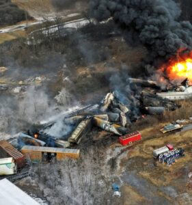 Investigators studying the aftermath of the train crash in Ohio have been poisoned by toxic substances 